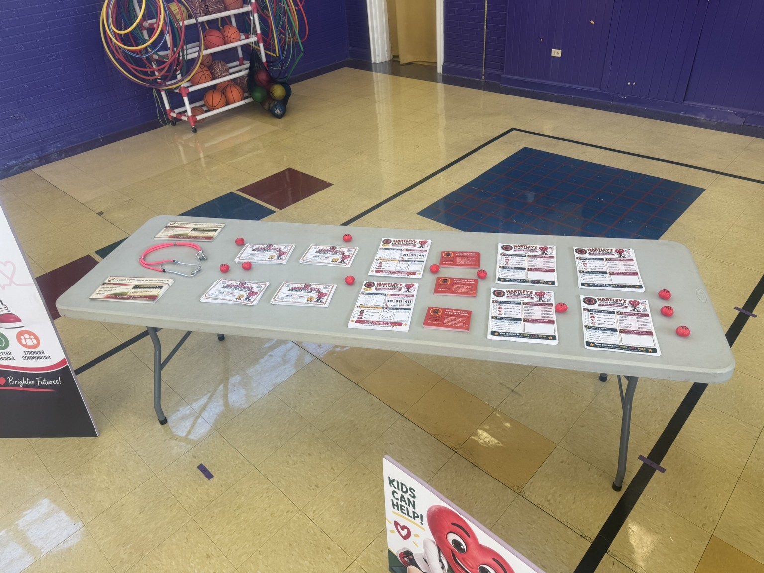 Students participating in Hartley’s Little Lifesavers