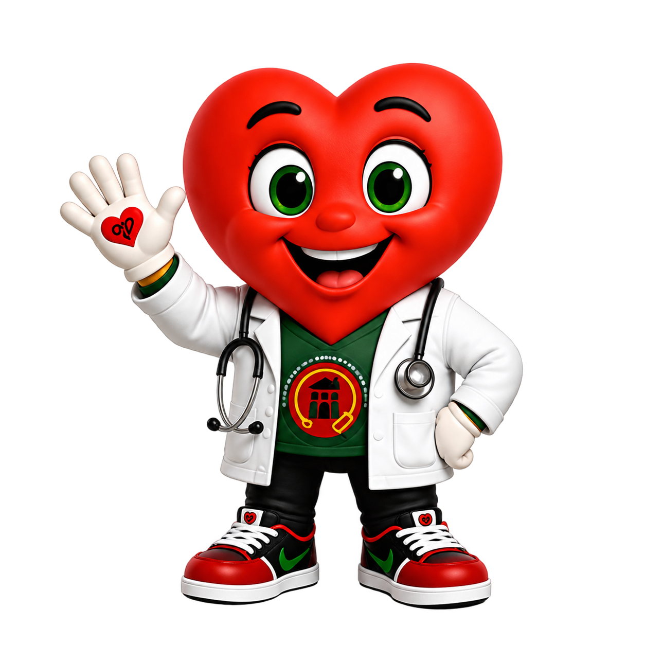 Hartley the Heart waving
